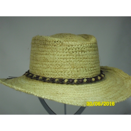 CAPPELLO UNISEX 100% PAGLIA 