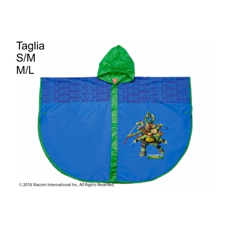 PONCHO NINJA TURTLES PERLETTI