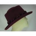 CAPPELLO FELTRO BORDEAUX