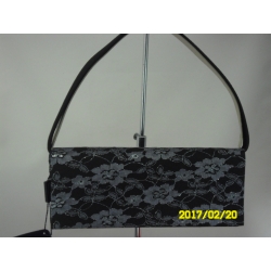 POCHETTE CERIMONIA PIZZO ARGENTO E.CORTI ART. 35010