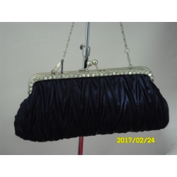 POCHETTE CERIMONIA GOFFRE' STRASS E.CORTI ART. 311092