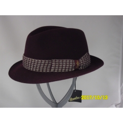 CAPPELLO BORSALINO FEDORA TESA PICCOLA FANTASIA