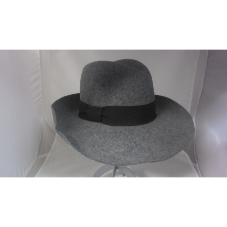 CAPPELLO DONNA FALDA LARGA 100% LANA