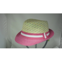 CAPPELLO MODELLO BORSALINO BIMBA BICOLORE