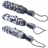 OMBRELLO DONNA AUTOMATICO APRI & CHIUDI BIANCO E NERO CON STRUTTURA ANTIVENTO
