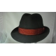 BORSALINO CAPPELLO TRILBY CON NASTRO ROSSO