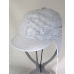 CAPPELLO BIMBO CON PARAORECCHIE 100% COTONE