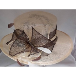 CAPPELLO CERIMONIA BEIGE ART.9820