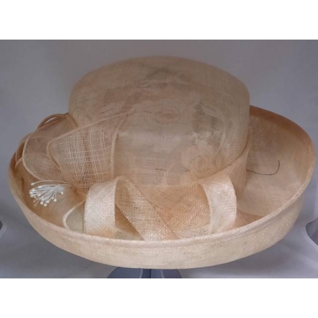 CAPPELLO CERIMONIA BEIGE ART.9420