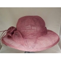 CAPPELLO CERIMONIA ROSA ANTICO 