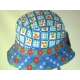 CAPPELLO BIMBA  FIORI 100% COTONE