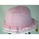 CAPPELLO BIMBA  POIS 100% COTONE