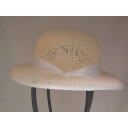 CAPPELLO CERIMONIA BIMBA BIANCO NATURALE