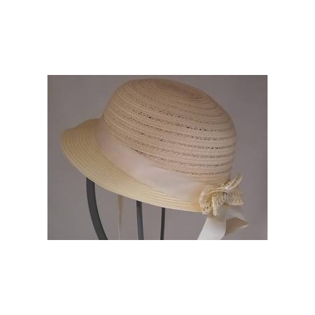 CAPPELLO CERIMONIA BIMBA AVORIO