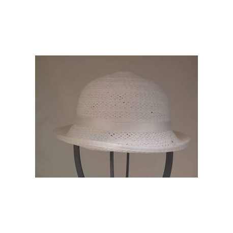 CAPPELLO PAGLIA CERIMONIA BIMBA BIANCA