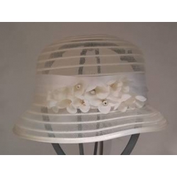 CAPPELLO CERIMONIA BIMBA CAPOCUPO AVORIO
