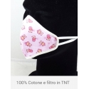 MASCHERINA BIMBO 100% COTONE CON FILTRO TNT