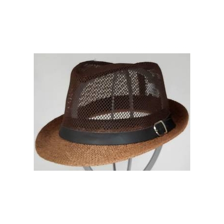 CAPPELLO TRILBY TRAFORATO CON CINTURINO