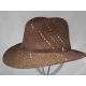 CAPPELLO COWBOY CON CINTURINO 100% PAGLIA