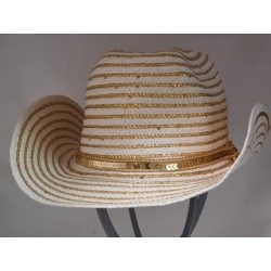 CAPPELLO COWBOY PAGLIA CON LUREX