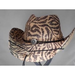 CAPPELLO COWBOY 100% PAGLIA TESSILE