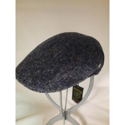 BERRETTO PANIZZA BULLET DONEGAL TWEED BLU