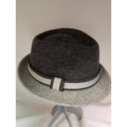 CAPPELLO PANIZZA MODELLO TRILBY BICOLORE