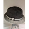 CAPPELLO PANIZZA MODELLO TRILBY BICOLORE