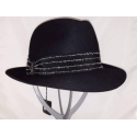 CAPPELLO BORSALINO UNISEX PURO FELTRO CON NASTRO IMPUNTURATO