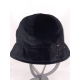 CLOCHE BORSALINETTE VELLUTO LISCIO NERO