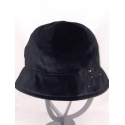 CLOCHE BORSALINETTE VELLUTO LISCIO NERO