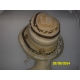 CAPPELLO CLOCHE PAGLIA E COTONE