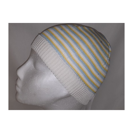 CUFFIA BAMBINO/A RIGHE 100% COTONE