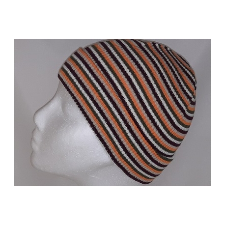 CUFFIA RAGAZZO/A RIGHE 100% COTONE