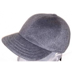 BASEBALL 100% CASHMERE GRIGIO TASCABILE