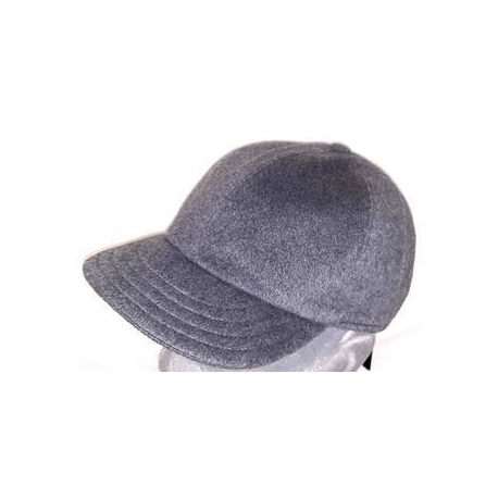 BASEBALL 100% CASHMERE GRIGIO TASCABILE