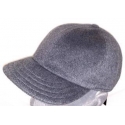 BASEBALL 100% CASHMERE GRIGIO TASCABILE