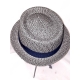 CAPPELLO ESTIVO PORK PIE EFFETTO SALE E PEPE