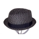 CAPPELLO ESTIVO PORK PIE EFFETTO SALE E PEPE