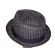 CAPPELLO ESTIVO PORK PIE EFFETTO SALE E PEPE