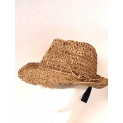 TRILBY DONNA PAGLIA FILO D'ERBA