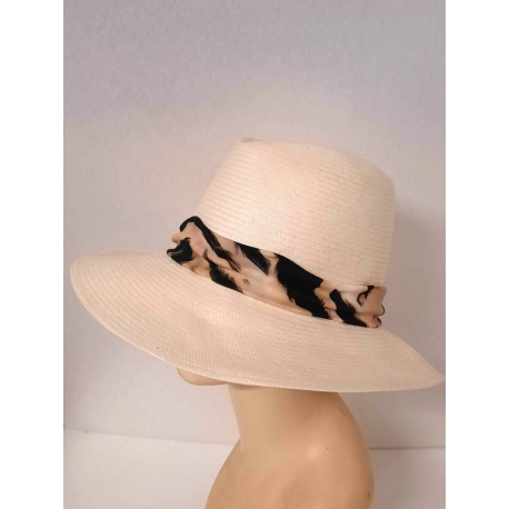 PANASOFT STILE BORSALINO CON FASCIA MACULATA