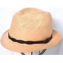 TRILBY PANAMA ORIGINALE ECUADORIANO CON CINTURINO