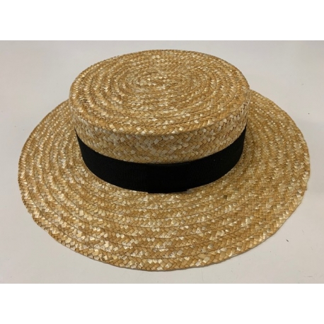 CAPPELLO SPAGNOLO IN MAGLINA TESTA E FALDA PIATTA CON GRO'