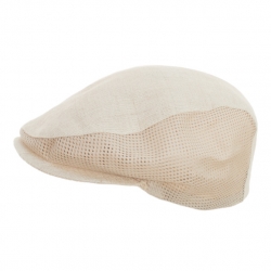BERRETTO MISTO LINO CON RETE