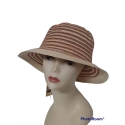 CAPPELLO FALDA MEDIA IN PAIPER CUCITA E GRO' SFUMATO