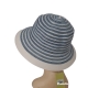 CAPPELLO FALDA MEDIA IN PAIPER CUCITA E GRO' SFUMATO