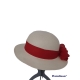 CAPPELLO BAMBINA PSEUDO PANAMA CON FOULARD