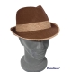 CAPPELLO TRILBY PAPIER E RAFFIA