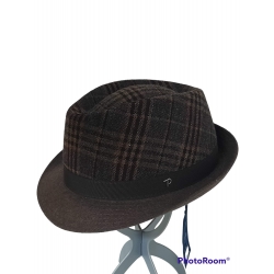 PANIZZA CAPPELLO ROCK BICOLORE MARRONE